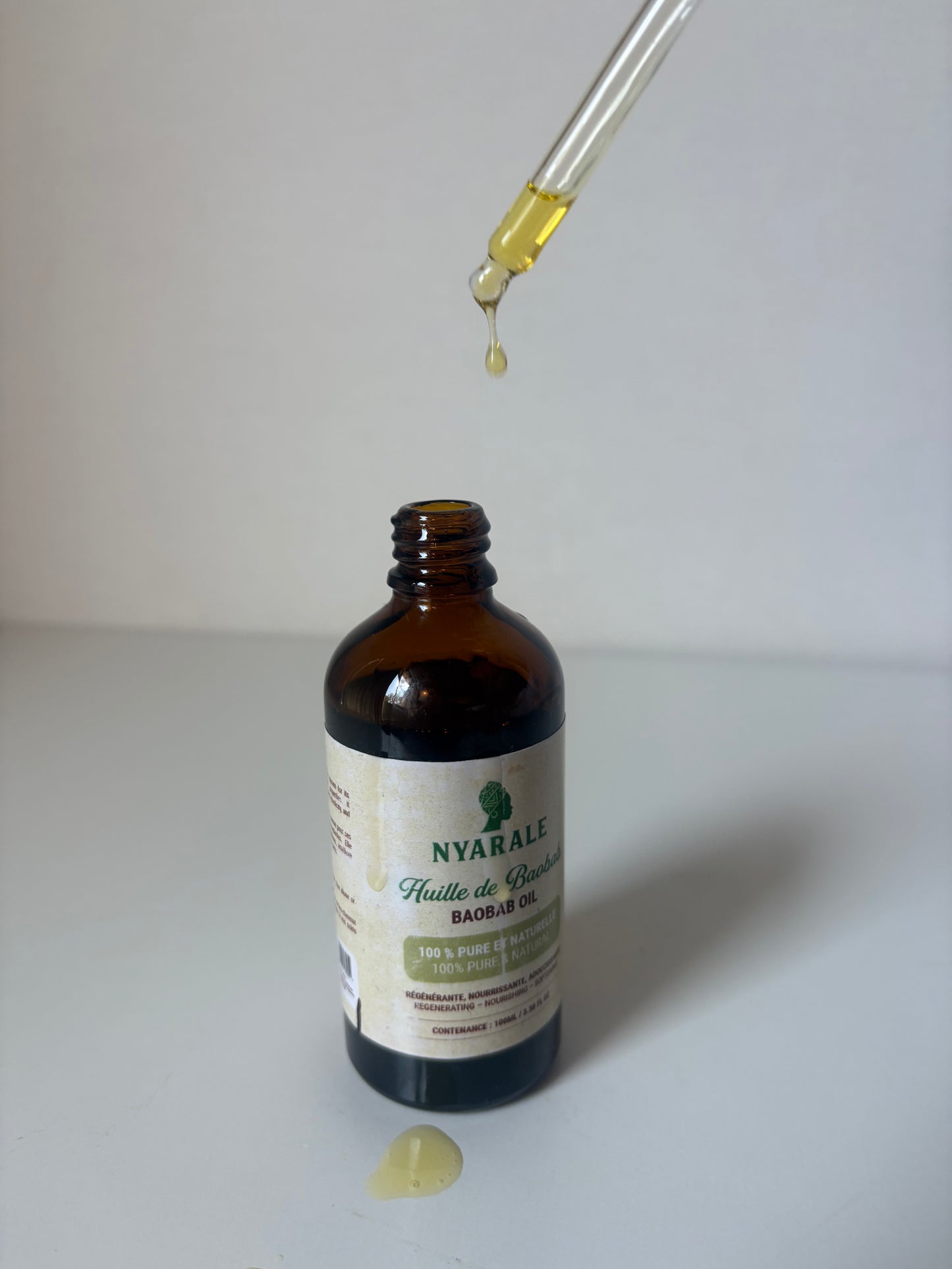 Huile de Baobab 100 ml – Visage, Corps, Cheveux & Barbe