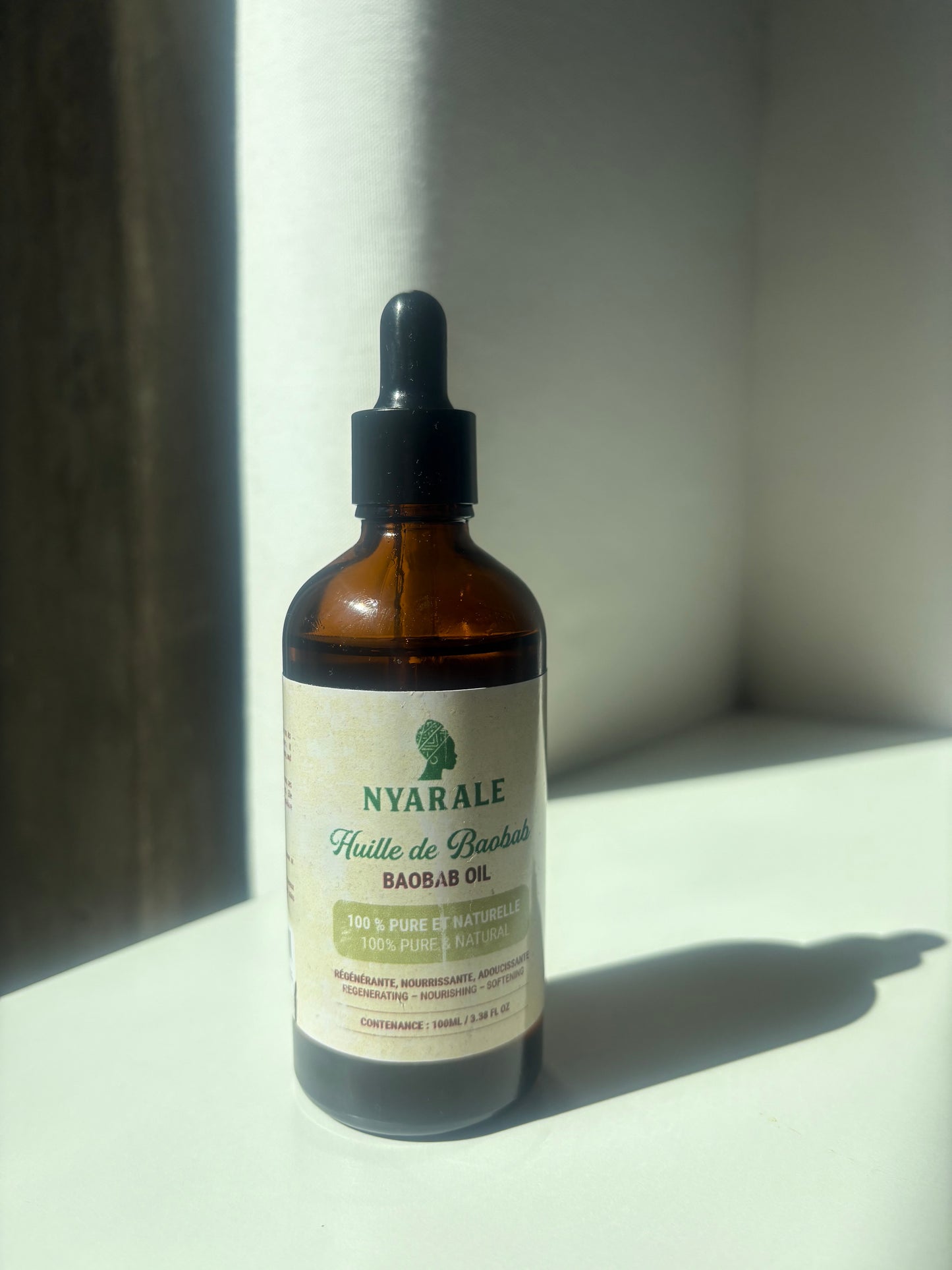 Huile de Baobab 100 ml – Visage, Corps, Cheveux & Barbe